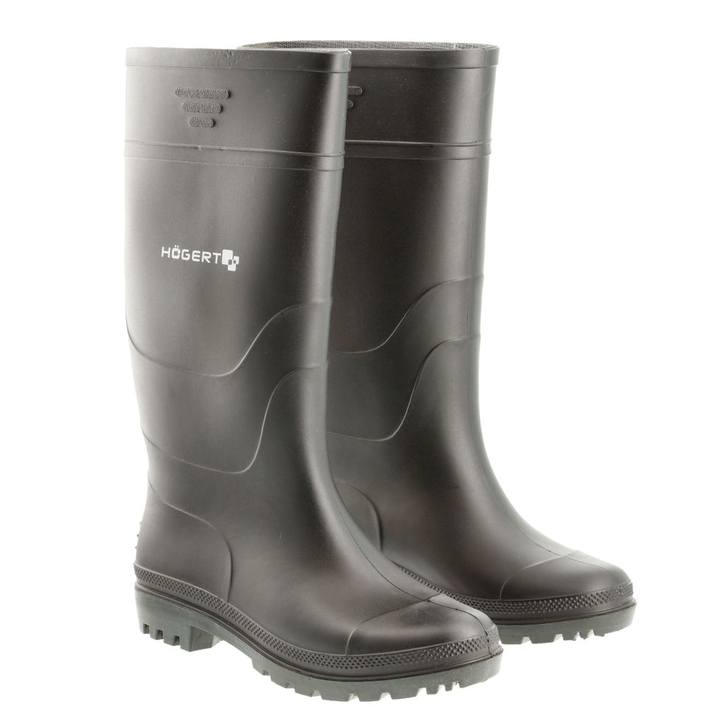 Högert Technik - Arbeitsgummistiefel PVC schwarz OB SRA Produktbild 