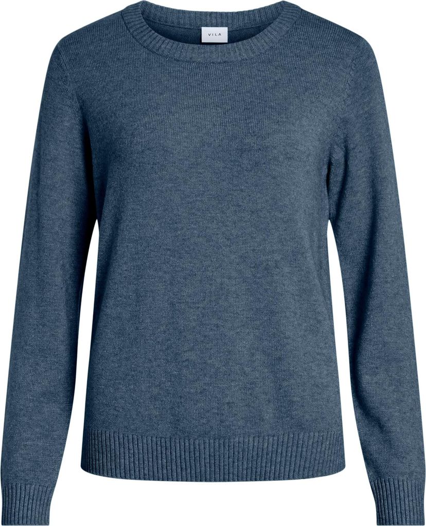 VILA Dünner Rundhals Strickpullover VIRIL Größe: M