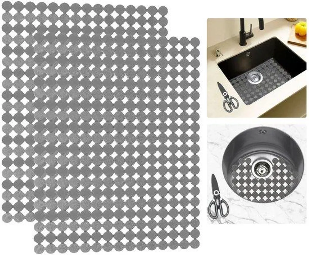 Revêtement de protection en PVC gris 30x40 cm avec fixation à agrafer