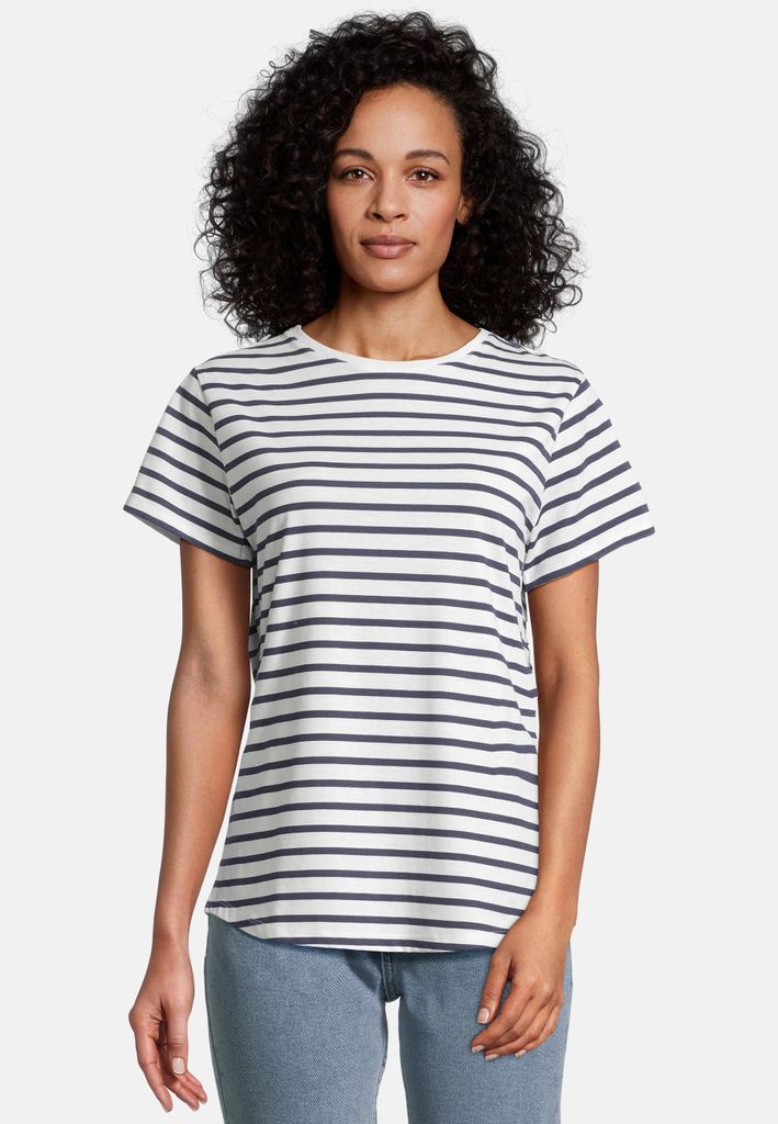 Salzhaut Rundhals T-Shirt für Damen