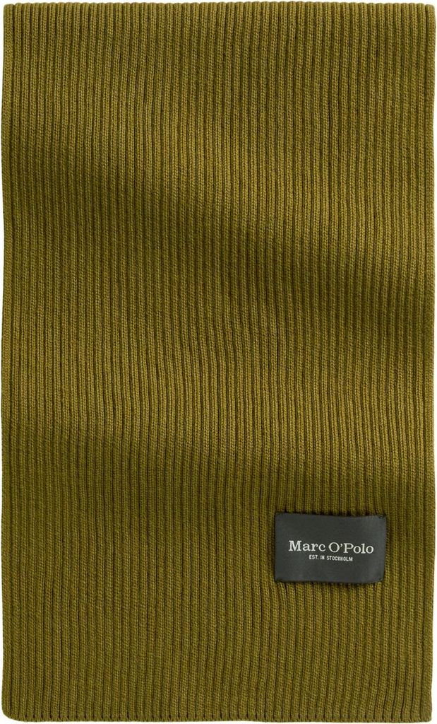 Marc O'Polo Mütze Knitted Beanie Green Mustard olivgrün Produktbild 