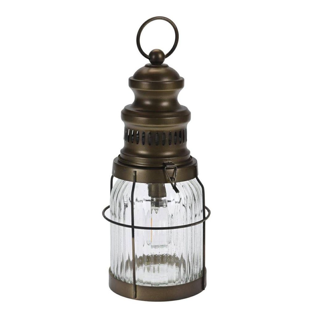 LED-Laterne im Vintage-Stil, 29 cm Produktbild 