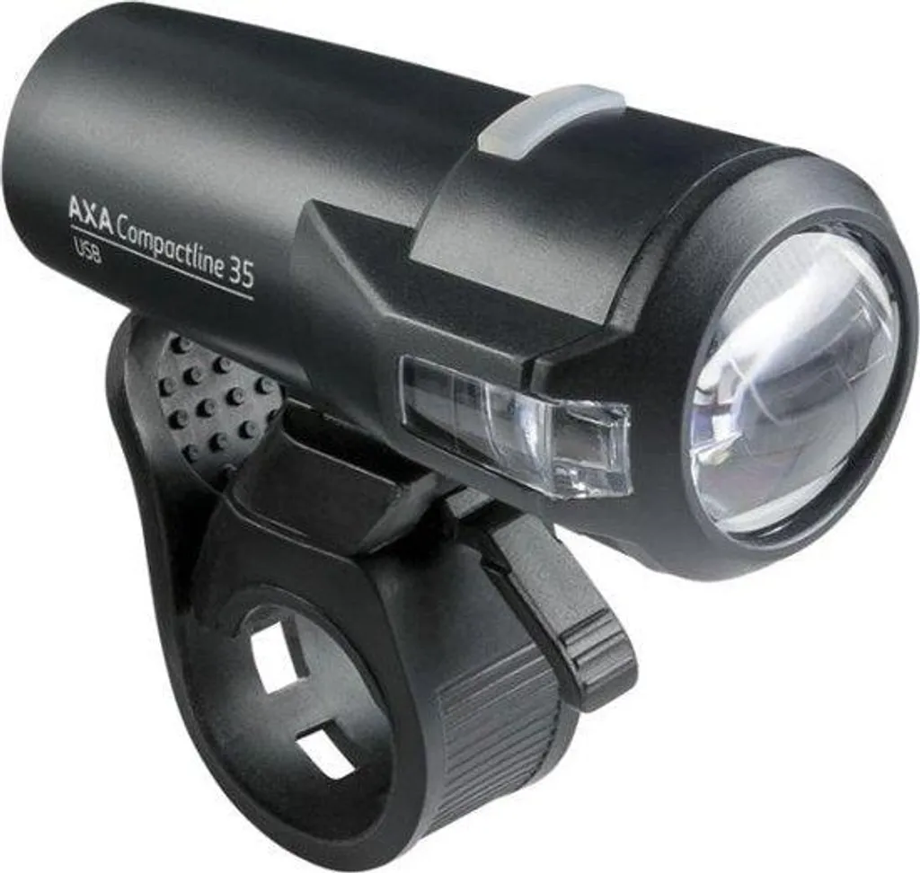 AXA Compactline 35 Kit d'éclairage vélo LED rechargeable USB puissant - 8