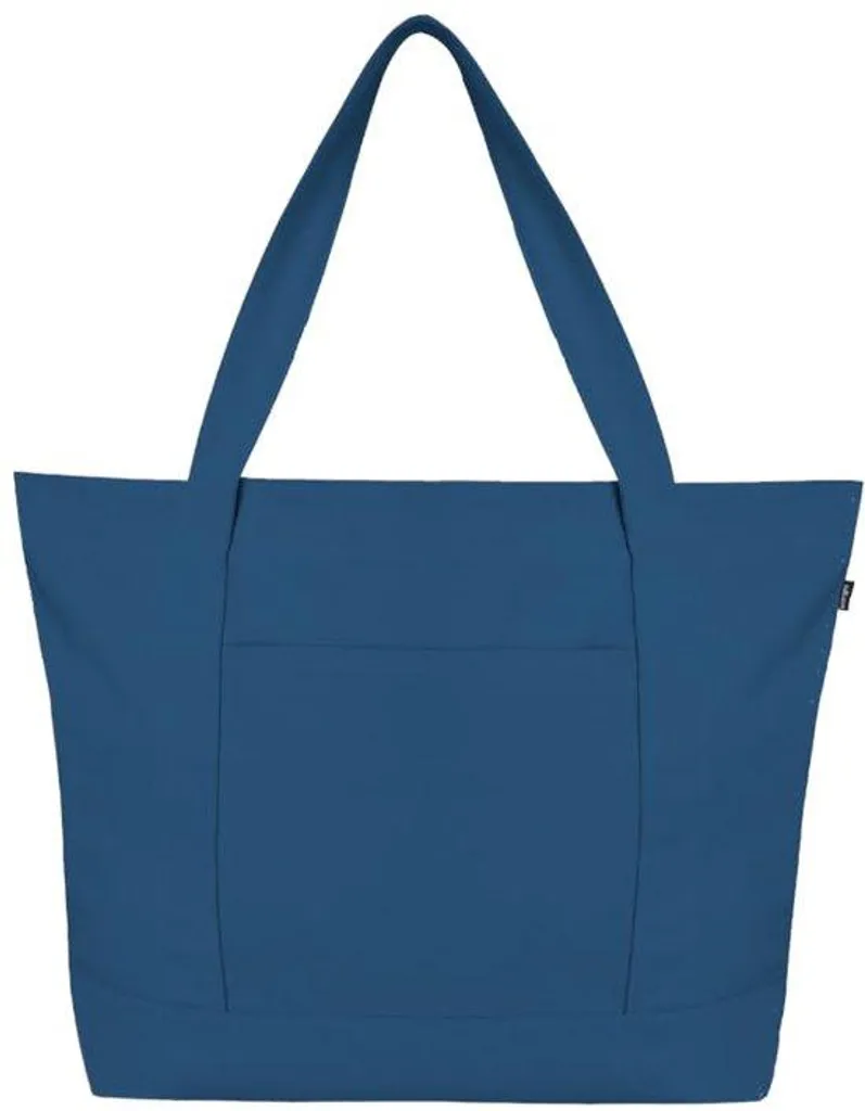 Sac fourre-tout en toile biologique avec fermeture Éclair en coton bio