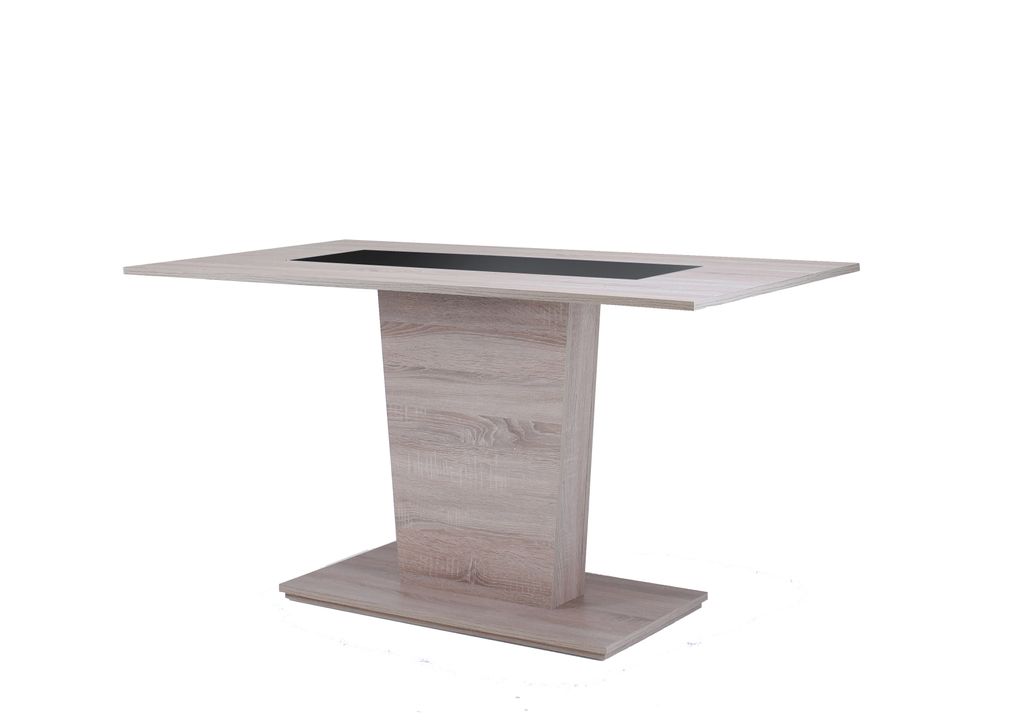 Esstisch Britt Tisch Küchentisch Esszimmertisch in Sonoma Eiche 110-150 cm 