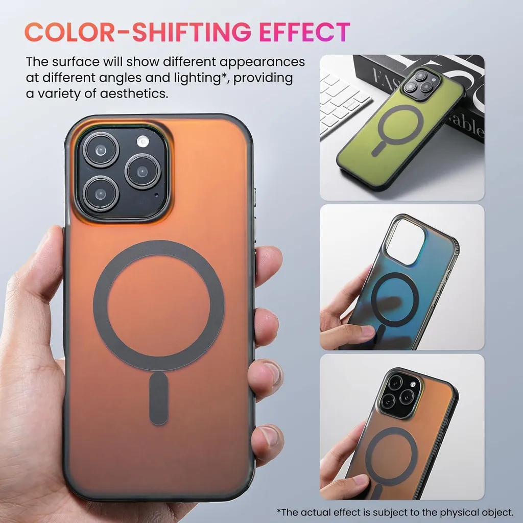 Étui MagSafe Fluorescent iPhone 16 Pro Max Design Dégradé Soirée