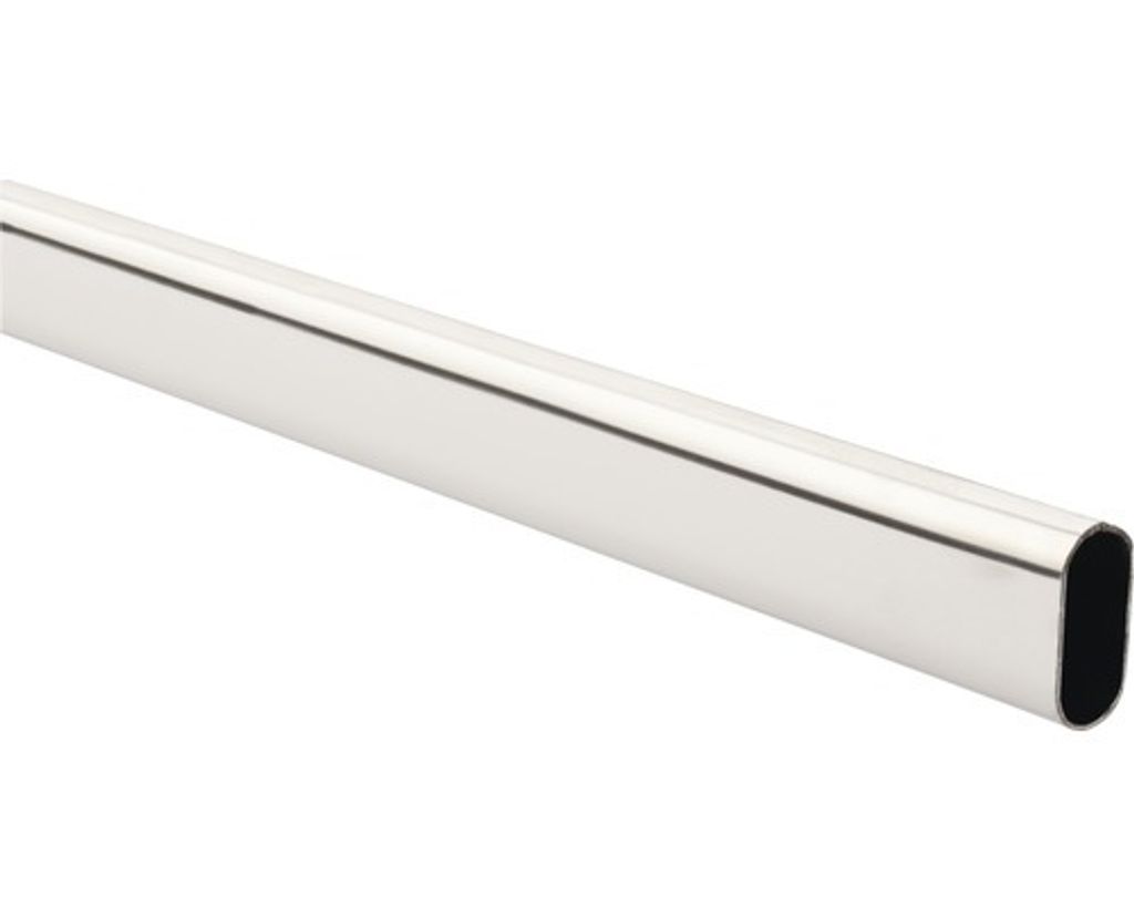 Šatní tyč 30x15x900mm, poniklovaná Obrázek produktu 