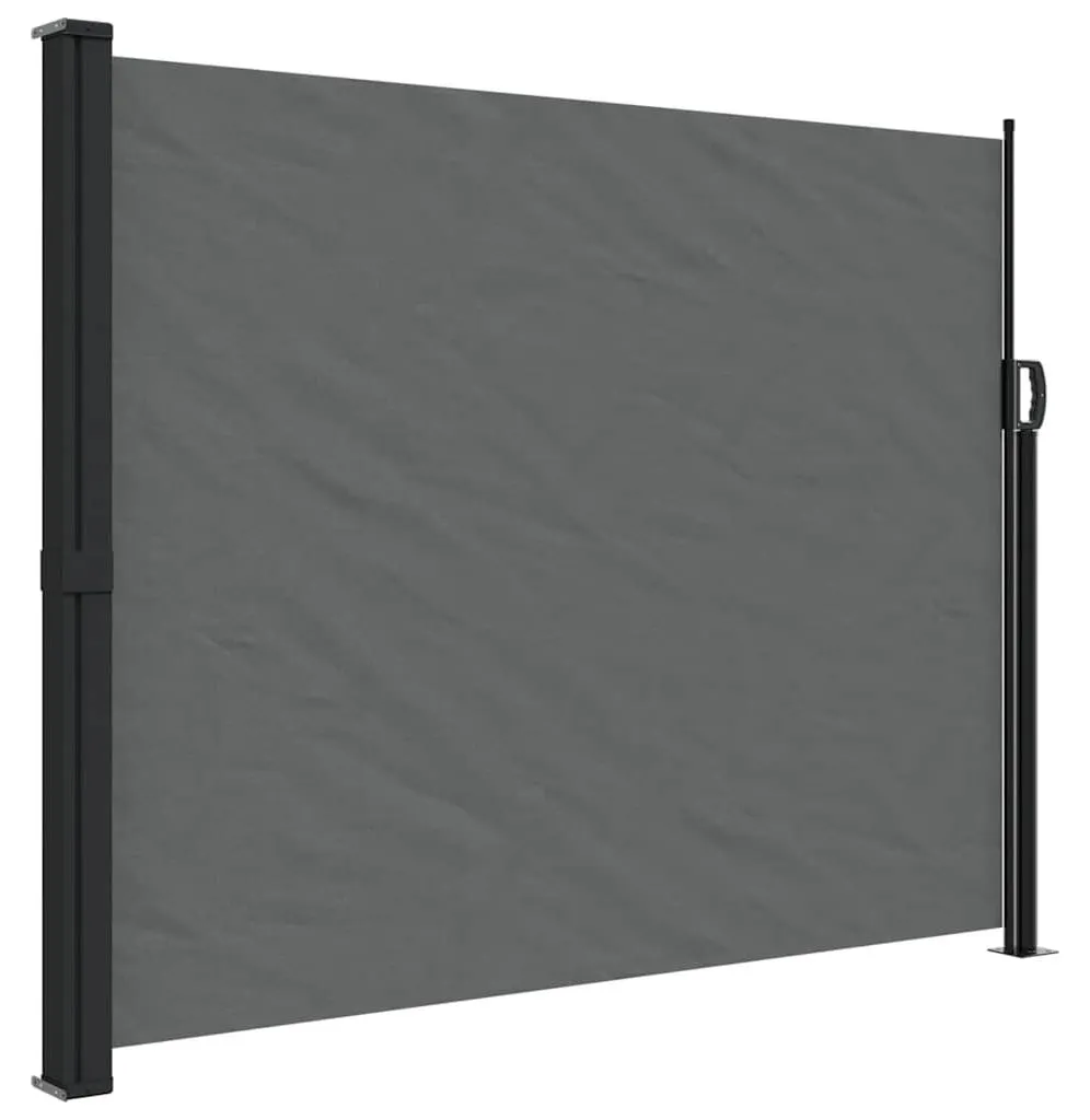 Store latéral extensible anthracite 160x300 cm pour terrasse et jardin