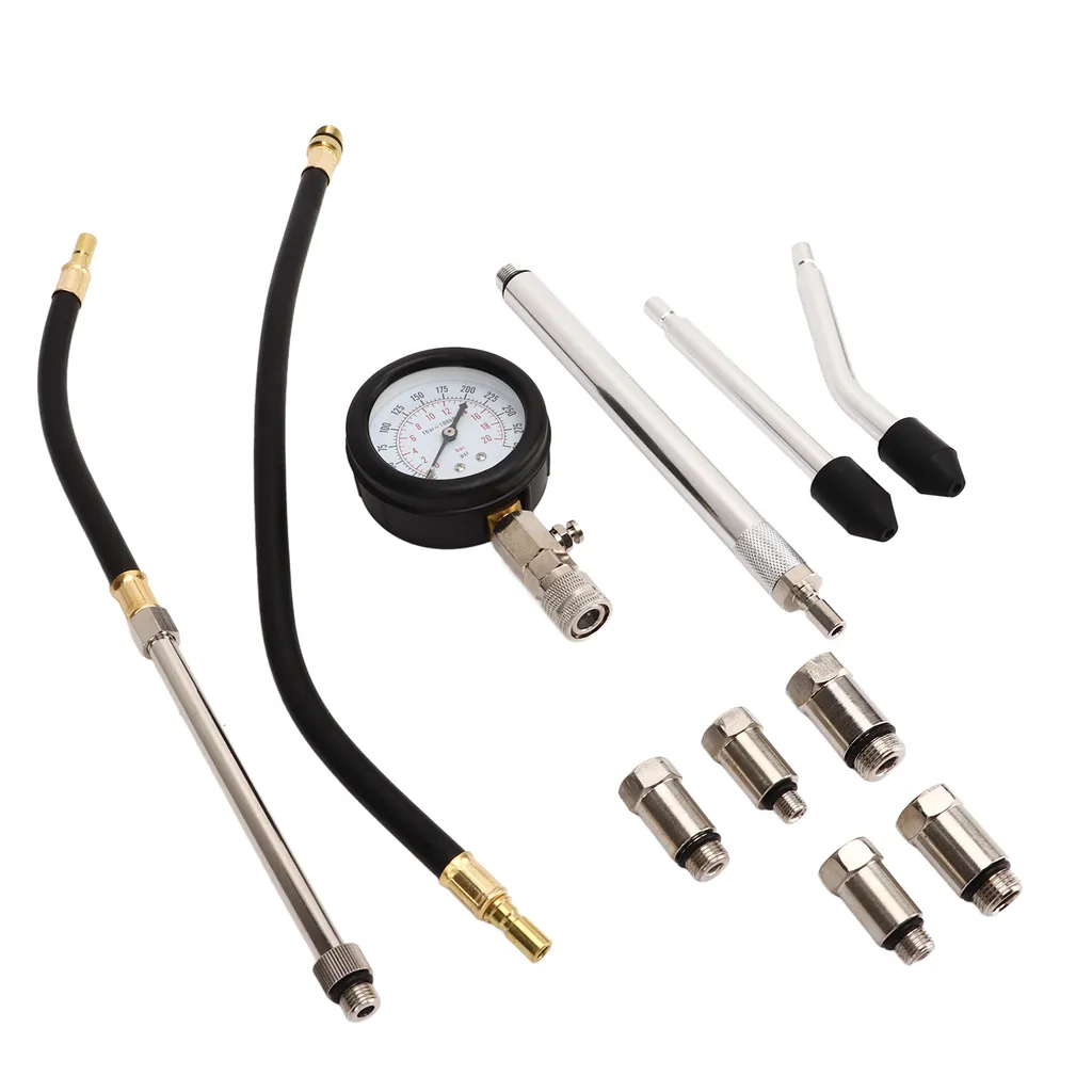 Testeur de compression de cylindre - Manomètre moteur essence M10-M18 - 7