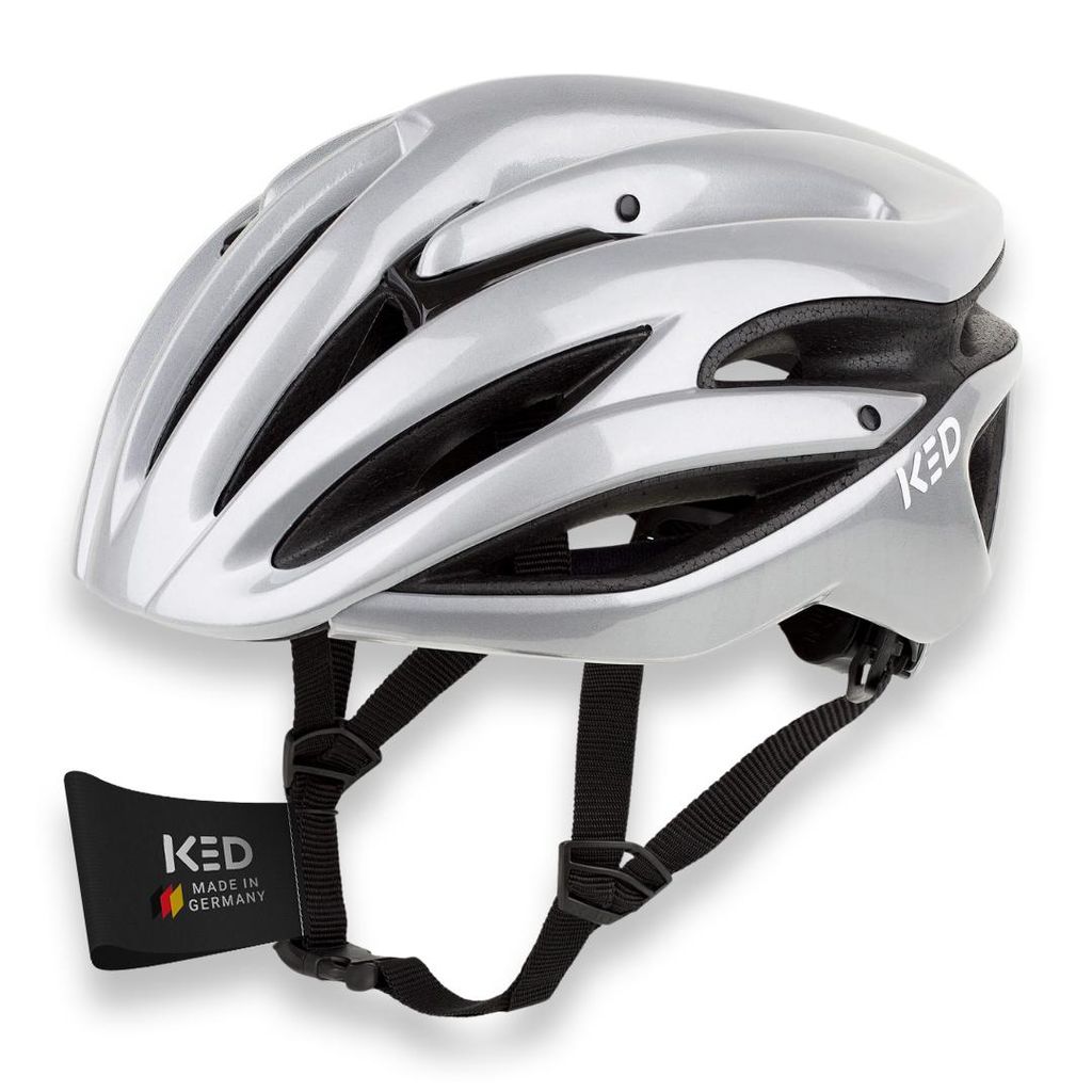 KED Rayzon Sport Fahrradhelm – Belüfteter Rennradhelm Mit LED Rücklicht Und Aerodynamischem Design I Helm Farbe: K-STAR Pure Größe: 57-61 (L)
