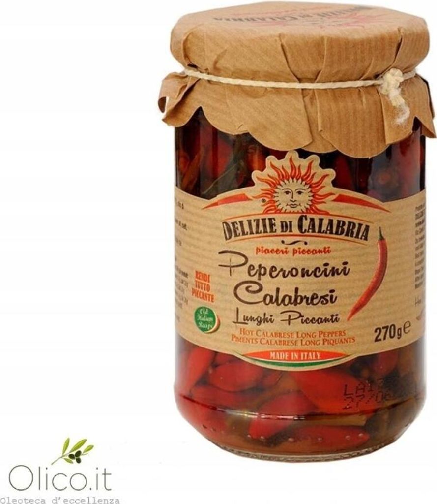 Delizie di Calabria Peperoncini Calabresi 270g - Scharfe Produktbild 