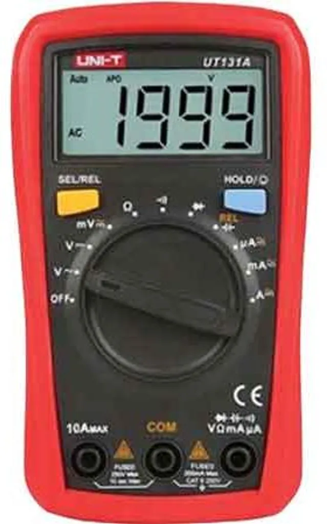 Multimètre de Poche 2mF UNI-T UT131A avec Écran LCD et Auto-Range Rapide