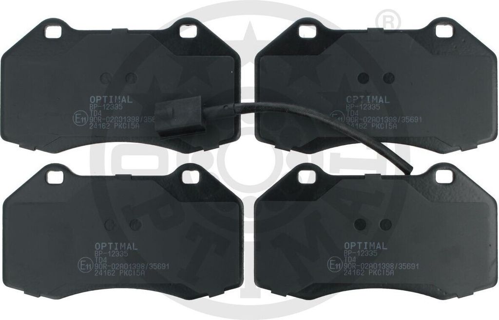 OPTIMAL Bremsbeläge Satz Vorne Bremsklötze für FIAT GRANDE PUNTO (199) BP-12335