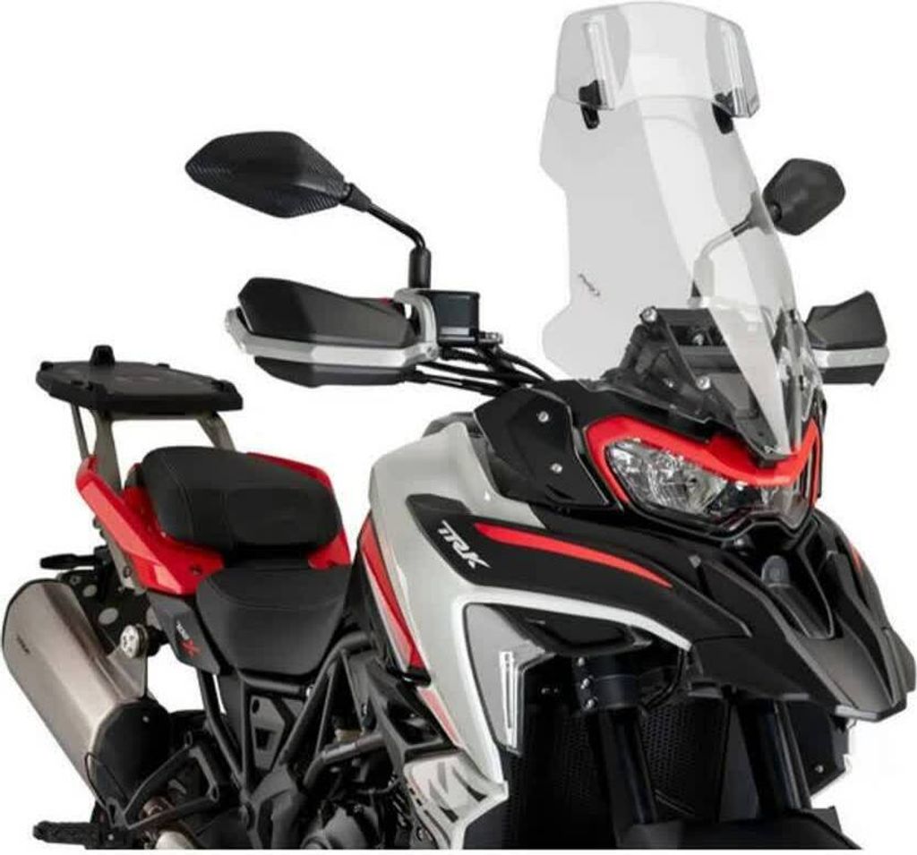 PUIG 21800W Tourenscheibe mit Spoilerscheibe passend fuer BENELLI TRK 702 Transparent