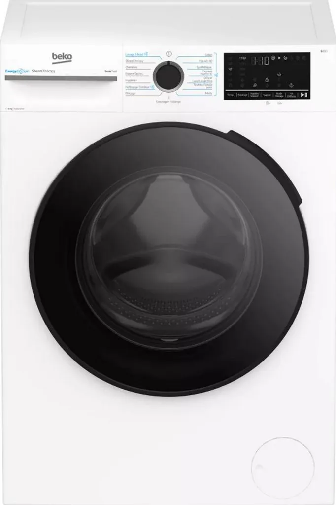 Machine à laver hublot 8kg Beko BM3WFT48451C - Essorage 1400 tours