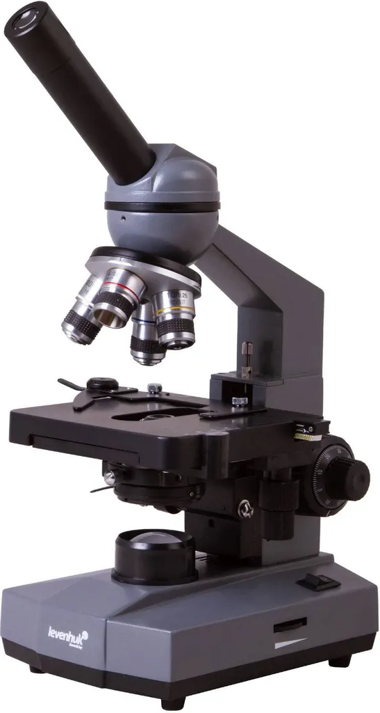 Microscope biologique Levenhuk 320 BASE - Optique monoculaire 640x