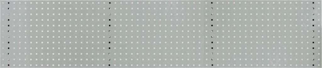 Lochwand, L1975 x B456 mm, Lichtgrau (RAL 7035) Produktbild 