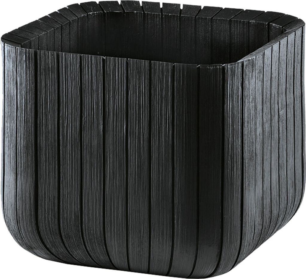 KETER Planter Wood Cube Planter - Rozmiar antracytowy. L Zdjęcie produktu 