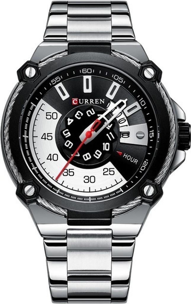 CURREN Cody Herren Uhr - Stilvoll und Funktional in Silber KP14378