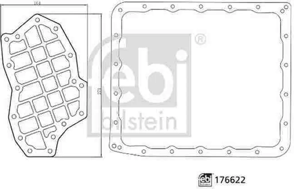 Kit entretien boîte automatique FEBI 176622 avec filtre hydraulique