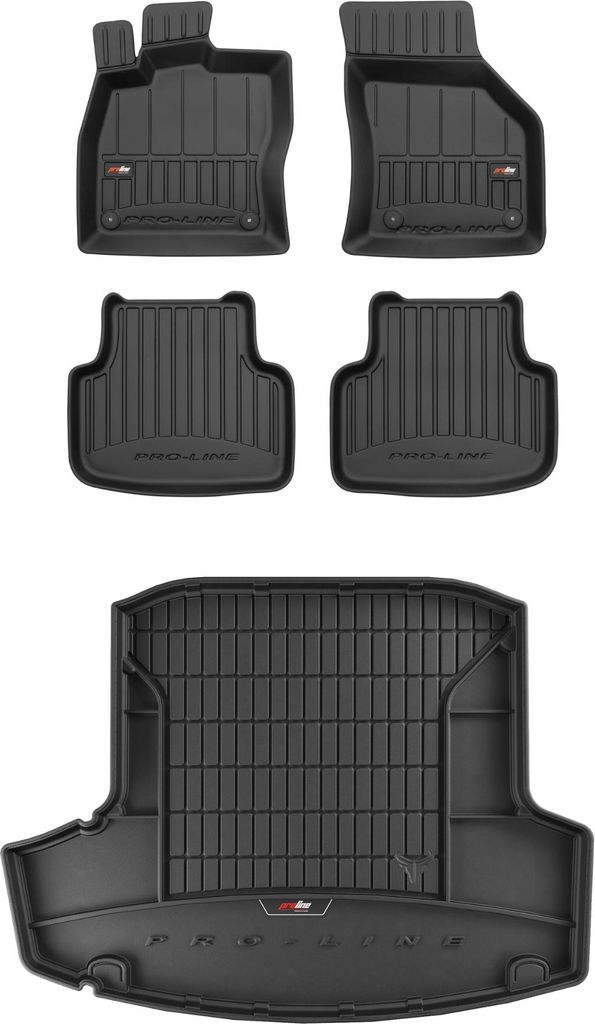 FROGUM 3D Gummimatten und Kofferraummatte für Skoda Octavia III 2016-20