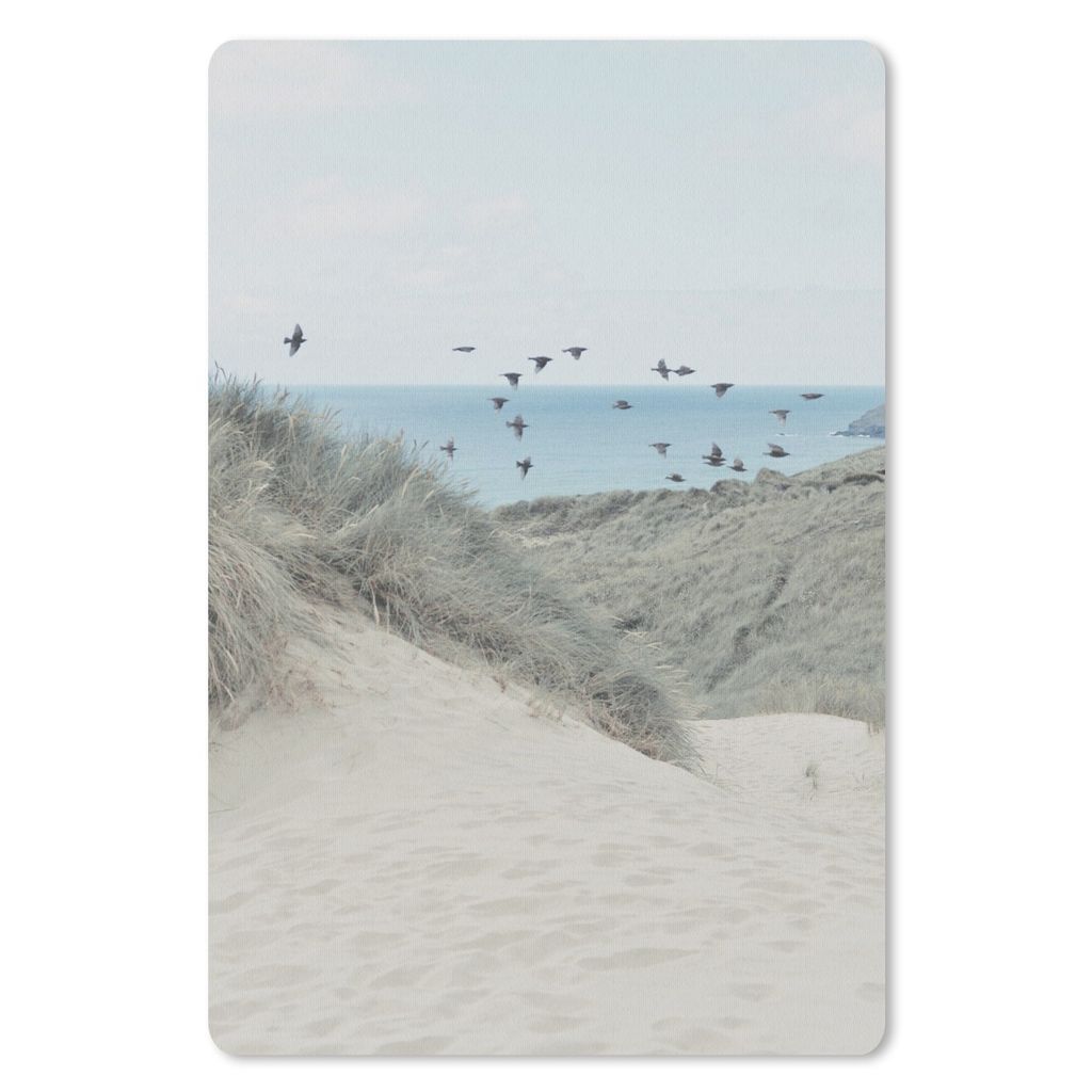 MuchoWow Mauspad Mousepad Strand - Vogel - Meer 40x60 cm - Mousepads - Maus Mat - Pad - Mausunterlage - Schreibtisch Accesoire
