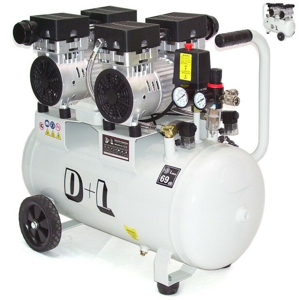 Druckluft Kompressor Luftkompressor 8 Bar Kolbenkompressor 50L Ölgeschmiert 3 PS 