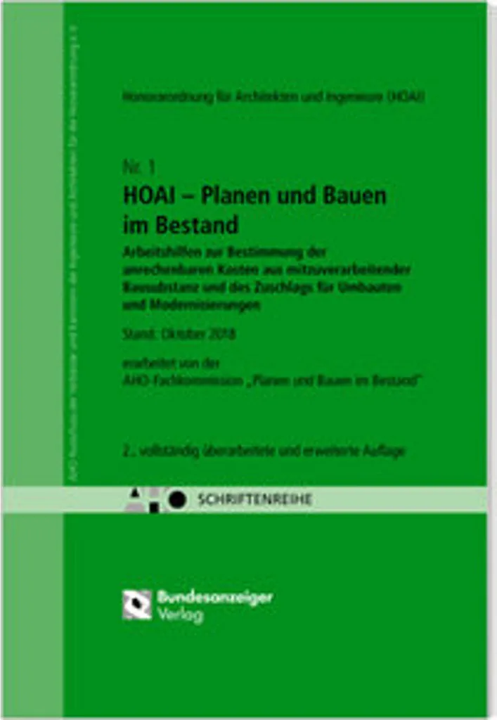 Calcul des coûts de substance bâtie HOAI 2013 sans erreurs