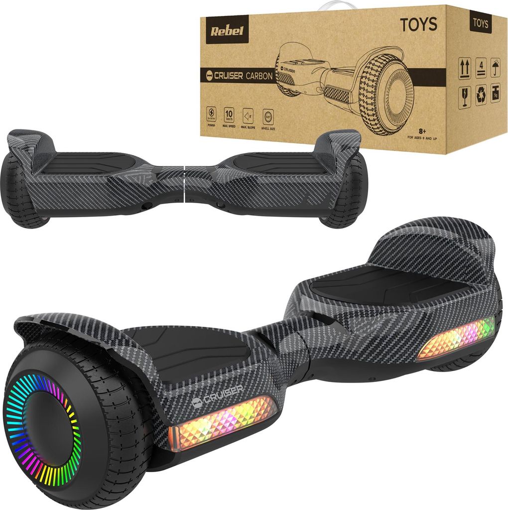 Skateboard elettrico Rebel Cruiser Carbon ZAB0015 Immagine del prodotto 