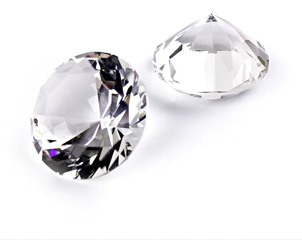 Glasdiamant Brillantschliff | 3/4/5/6 cm 3 cm Klar Produktbild 
