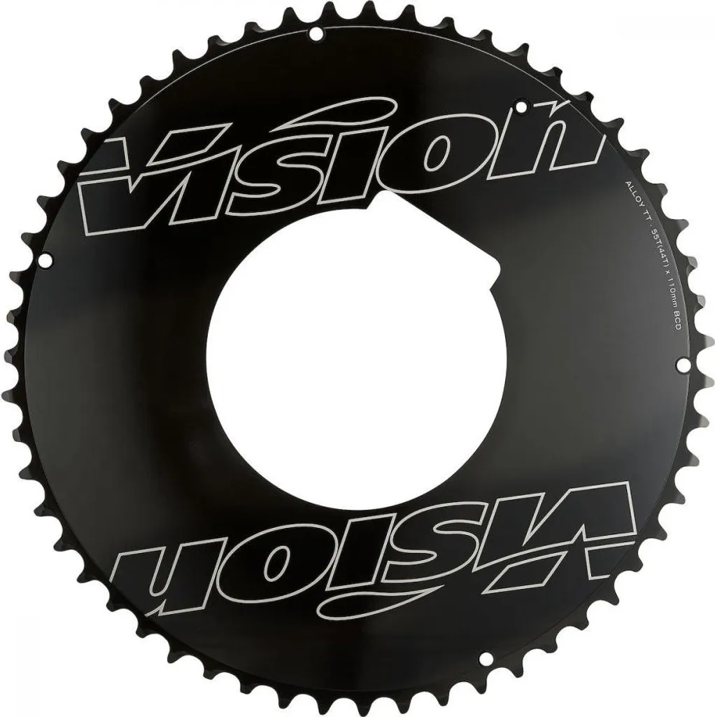 Plaquette de plateau Vision Road Powerbox Aero 110 mm 46 dents Noir