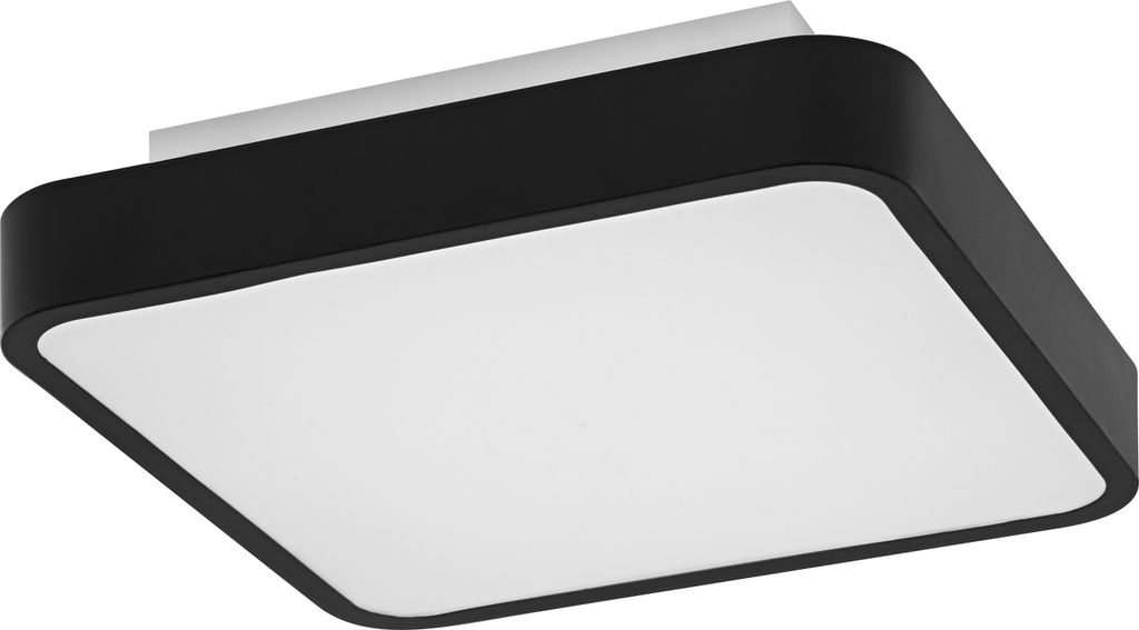 LEDVANCE SMART+ Orbis LED Square Deckenleuchte, Wandleuchte 35cm 28W Tunable White Backlight schwarz 4058075572874