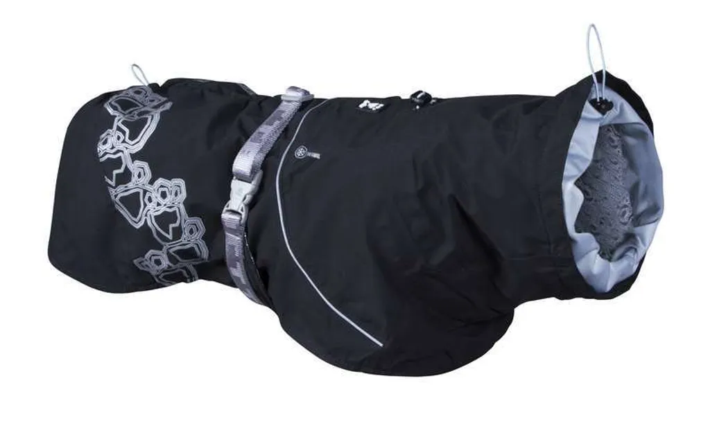 Mantella Hurtta Drizzle 50 Nero: Guscio Antipioggia Alta Performance