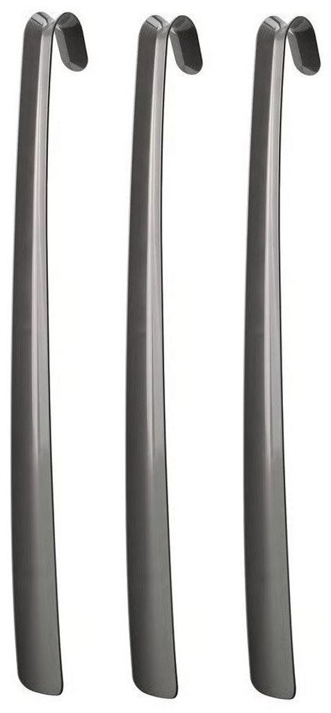 3x IKEA Schuhanzieher Schuhlöffel, grau Produktbild 