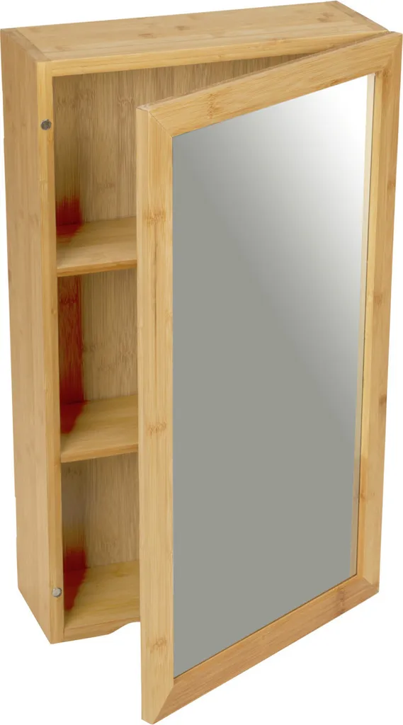 Optimisez votre rangement de salle de bain avec l'armoire Bambusa à miroir