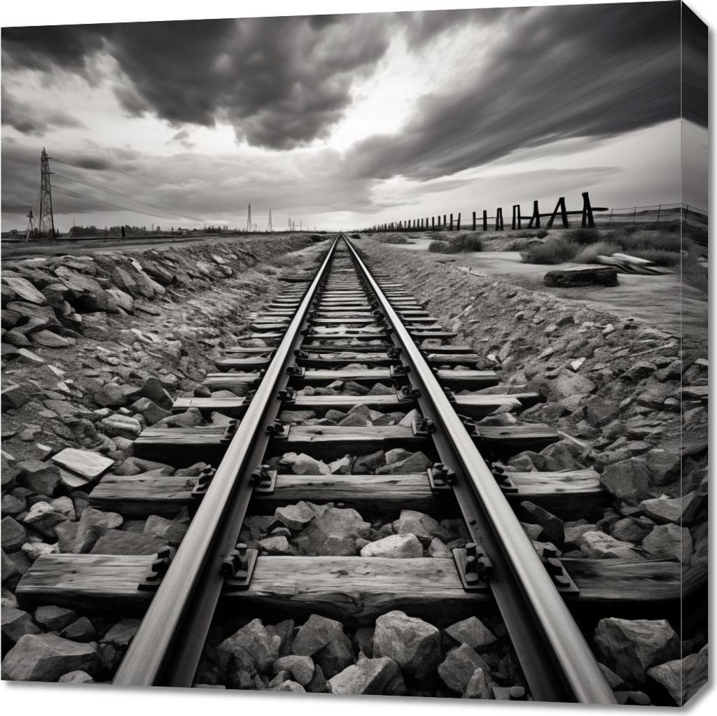 Bild 70x70cm Reise ins Unbekannte