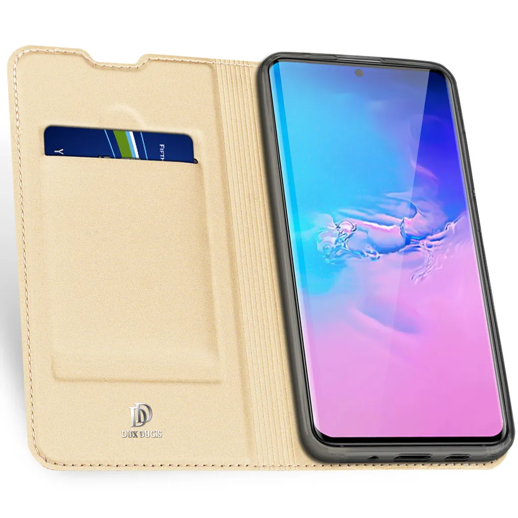 Cover Samsung S20 Oro DUX DUCIS Skin Pro | Wallet Case Sottile - 3
