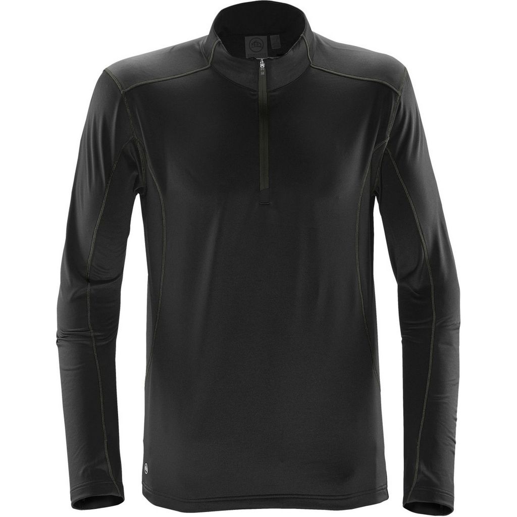 Stormtech Herren Pulse Fleece Pullover BC4121 (S) (Schwarz/Kohlen-Schwarz)