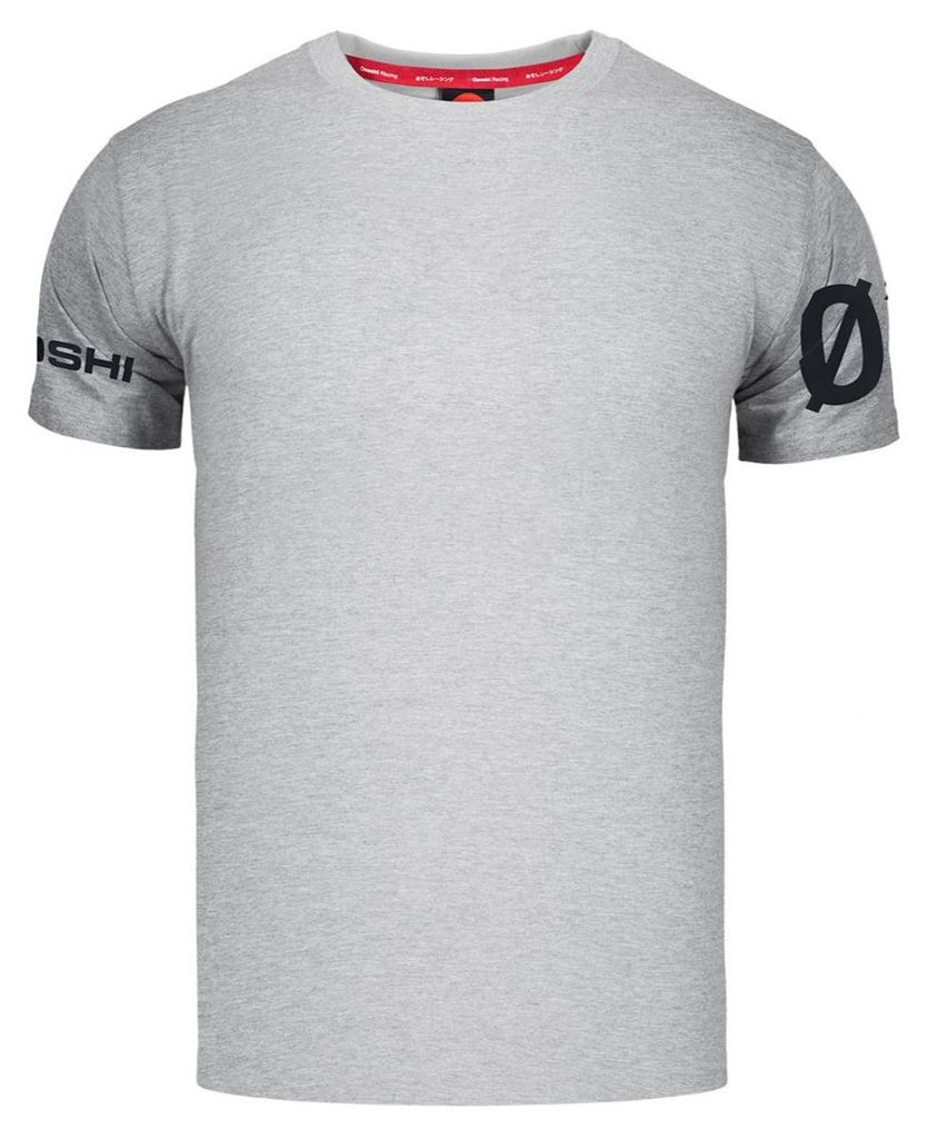 Ozoshi - T-Shirt für Herren, Logo PP9024 (L) (Grau)