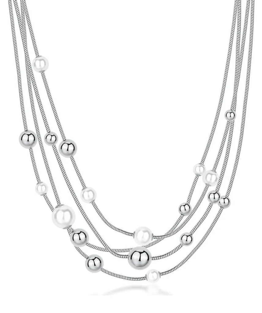 Chaîne multicouche acier inoxydable et perles Perfect BPC50 robuste