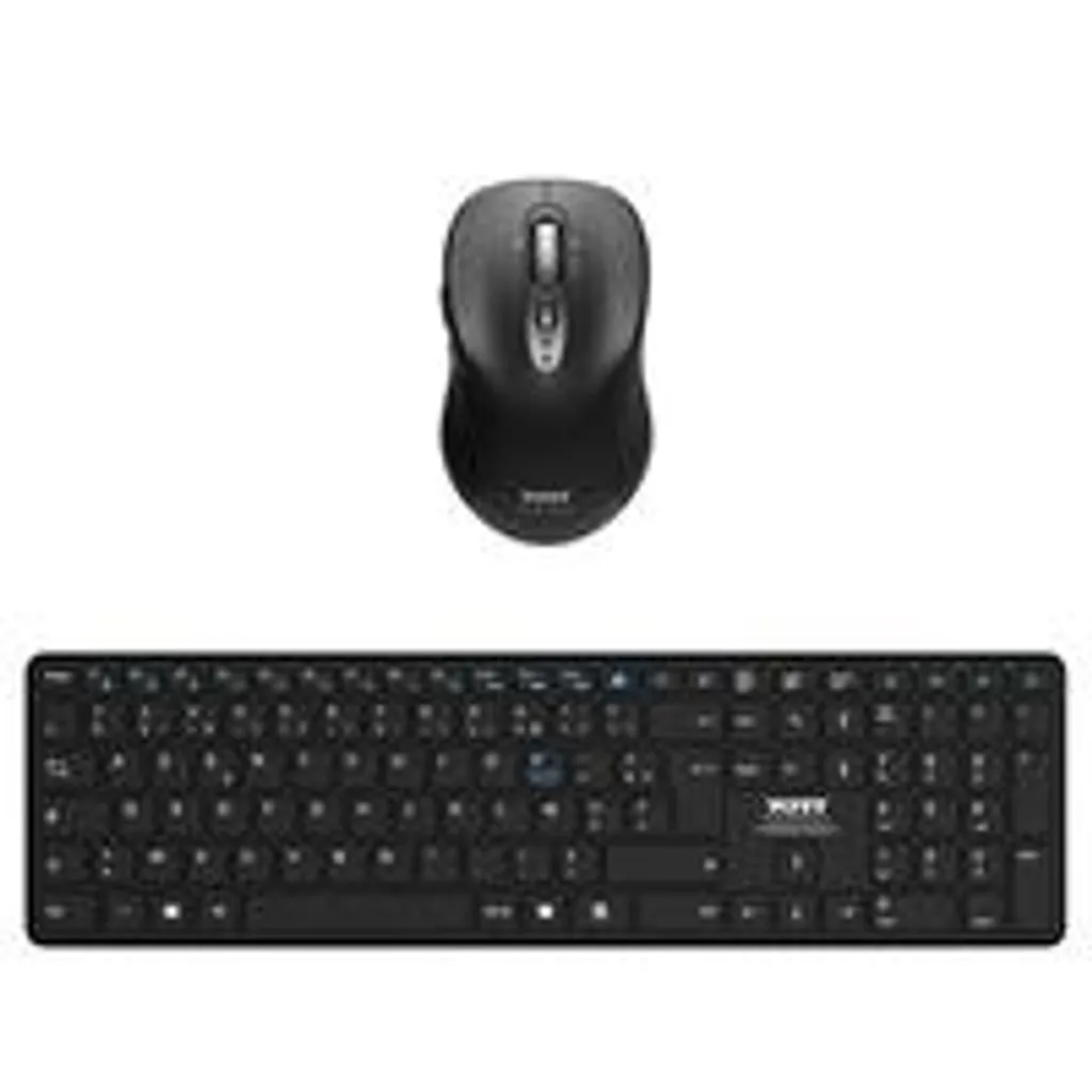 PORT Designs Pack Clavier et Souris Bluetooth Rechargeable AZERTY FR