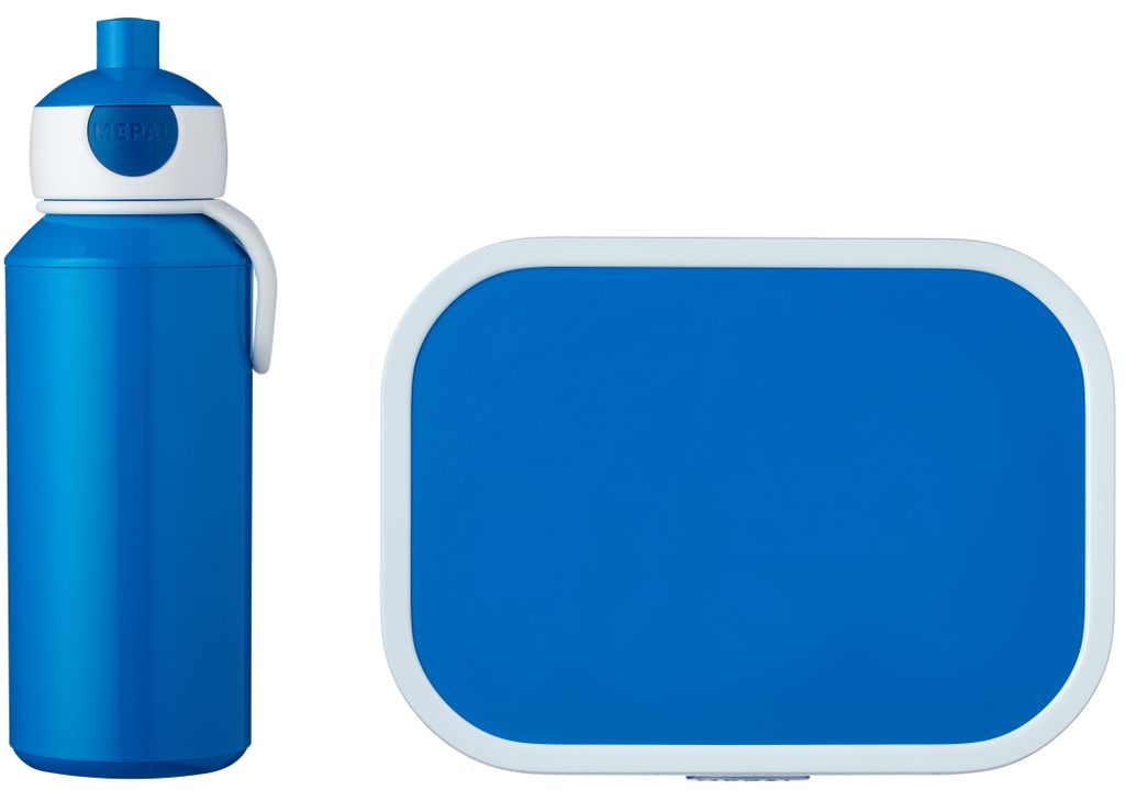 Mepal Pausenset Campus Blau – Trinkflasche und Brotdose mit Produktbild 