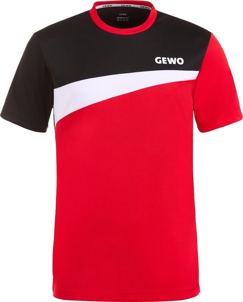 GEWO Shirt Fondi III rot/schwarz XL