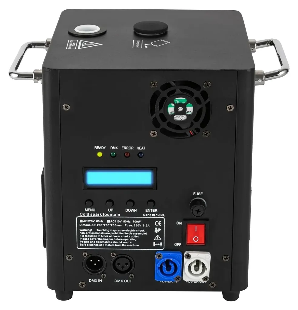 Machine à étincelles froides à hauteur ajustable et contrôle sans fil
