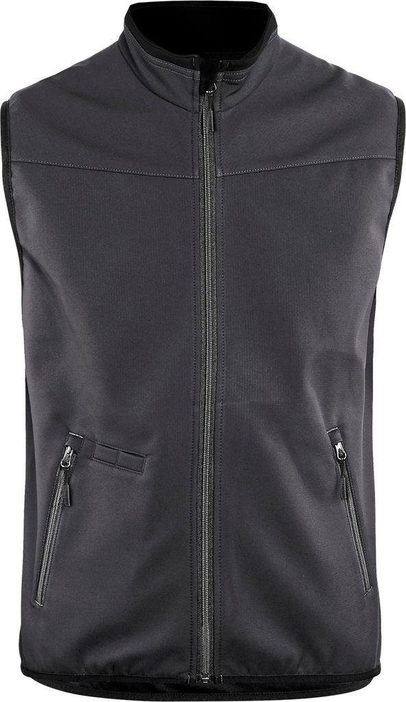 Blakläder Softshell Weste zweifarbig 3850 2516, Farbe:mittelgrau/schwarz, Größe:2XL