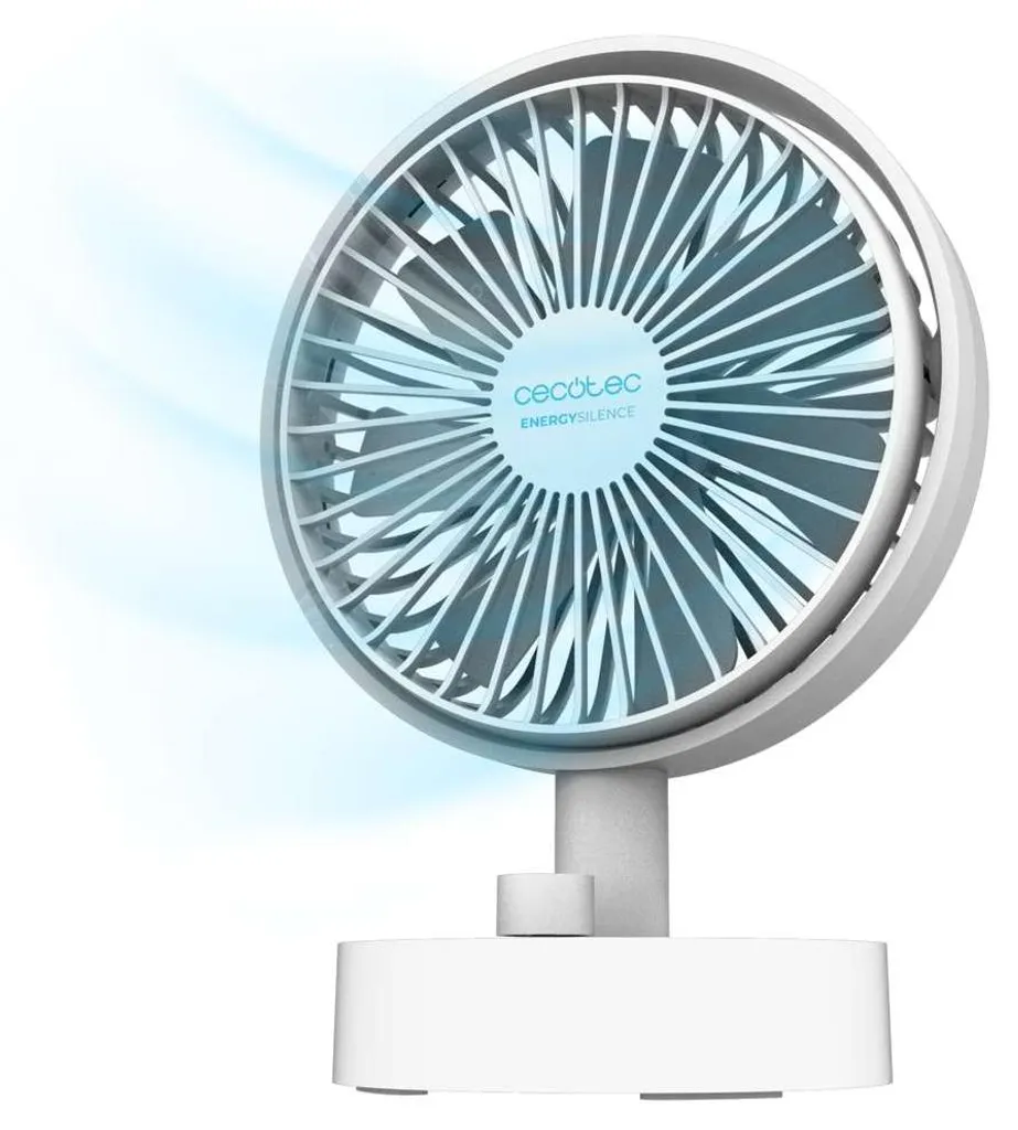 Fini la chaleur au bureau avec ce ventilateur à piles oscillant 2000mAh