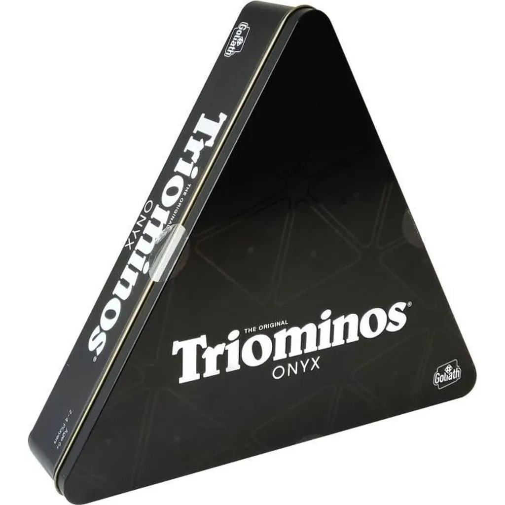 Jeu de société Triominos Onyx - Domino triangulaire tactique et chic
