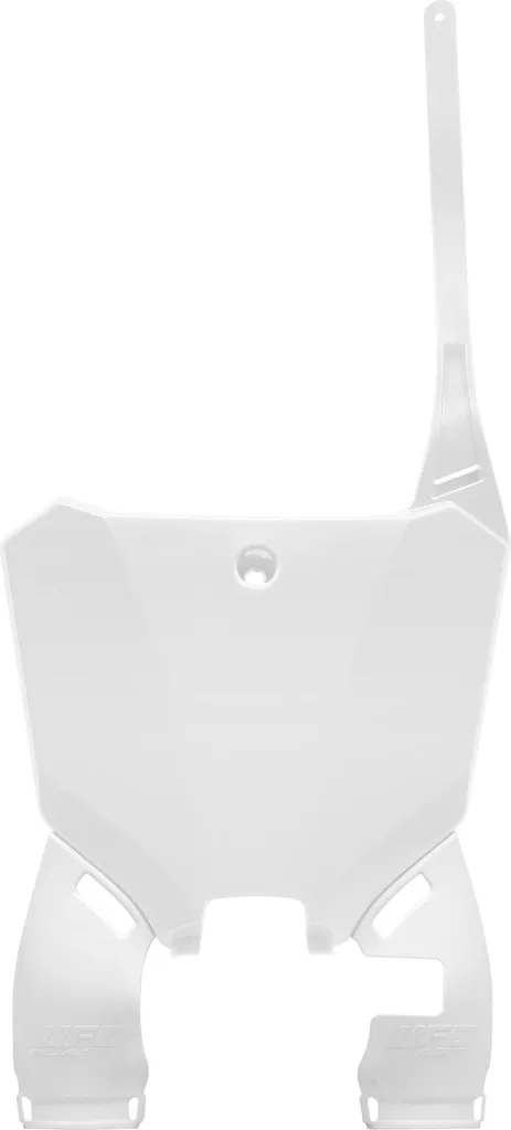 Plaque avant UFO PLAST en plastique haute résistance blanc pour Honda CRF