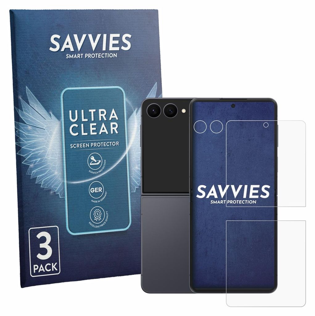 6x Für Samsung Galaxy Z Flip 8 (Display+Kamera) Schutzfolie Produktbild 