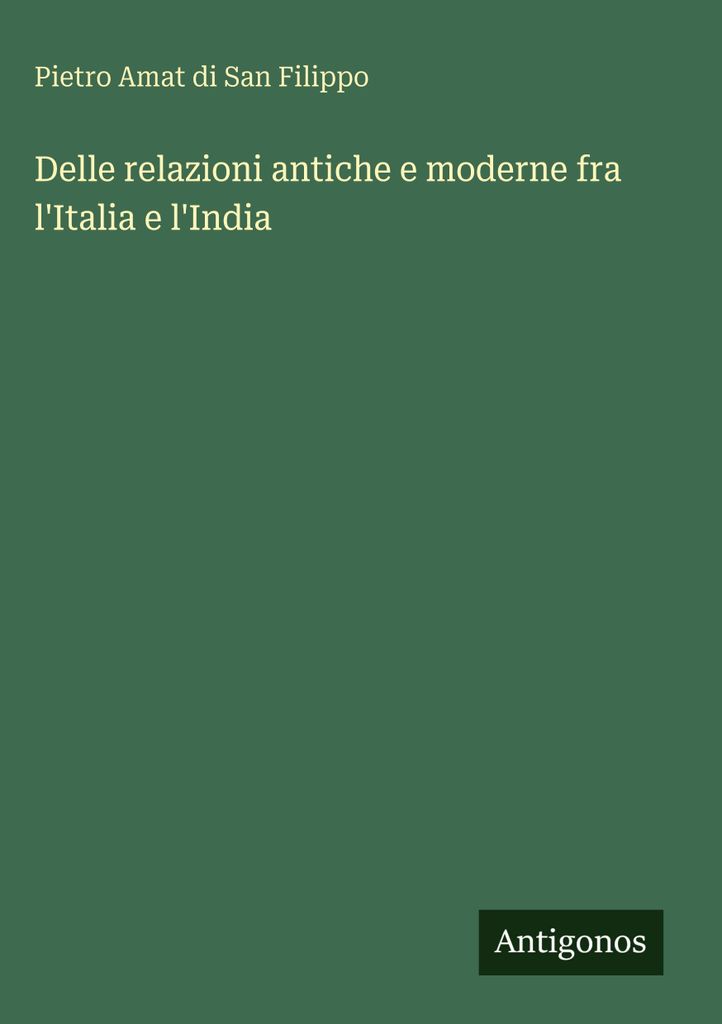 Über die alten und modernen Beziehungen zwischen Italien und Indien